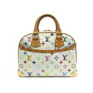 Louis Vuitton LV Trouville Multicolor White Brown Handbag Tote Bag